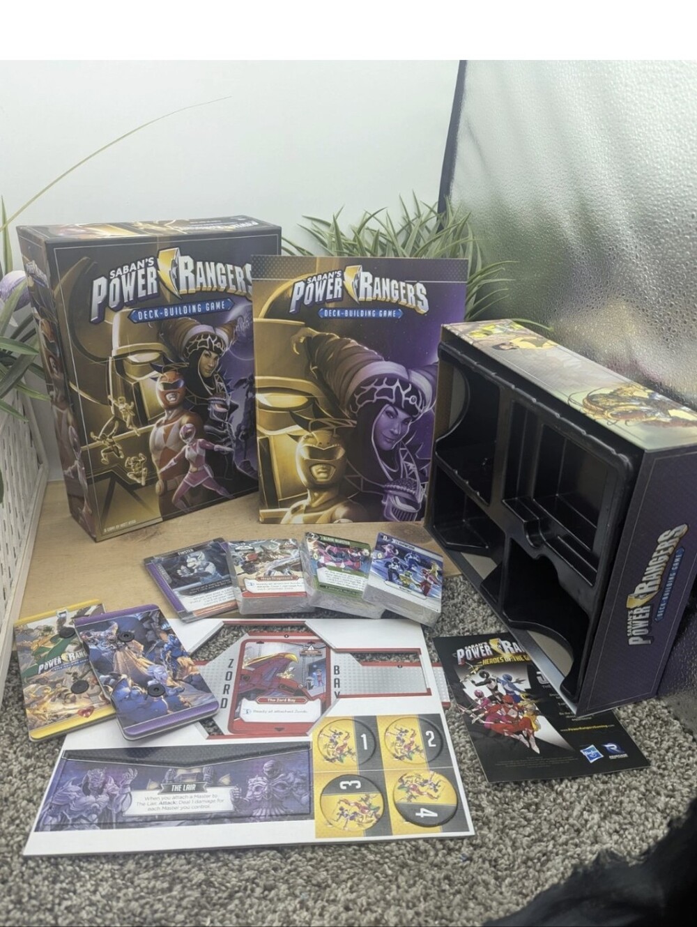 The Power Rangers Deck-Building Board Game Mighty Morphin Ex Condition